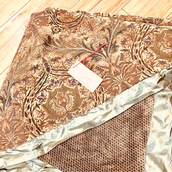 Villa Bacci new tags Christmas Tree Skirt rustic pins poms style holiday… - Picture 13 of 16